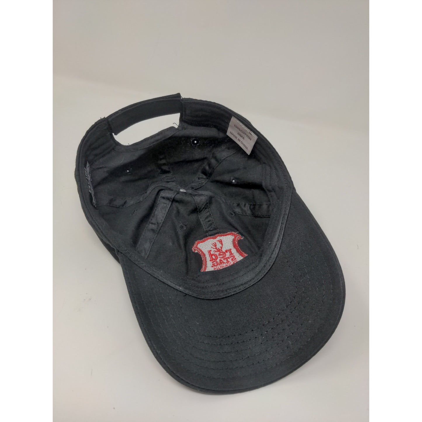 Red Stag Kid Rock Strapback Hat Drink Smart Embroidered Logo OSFA Black Red