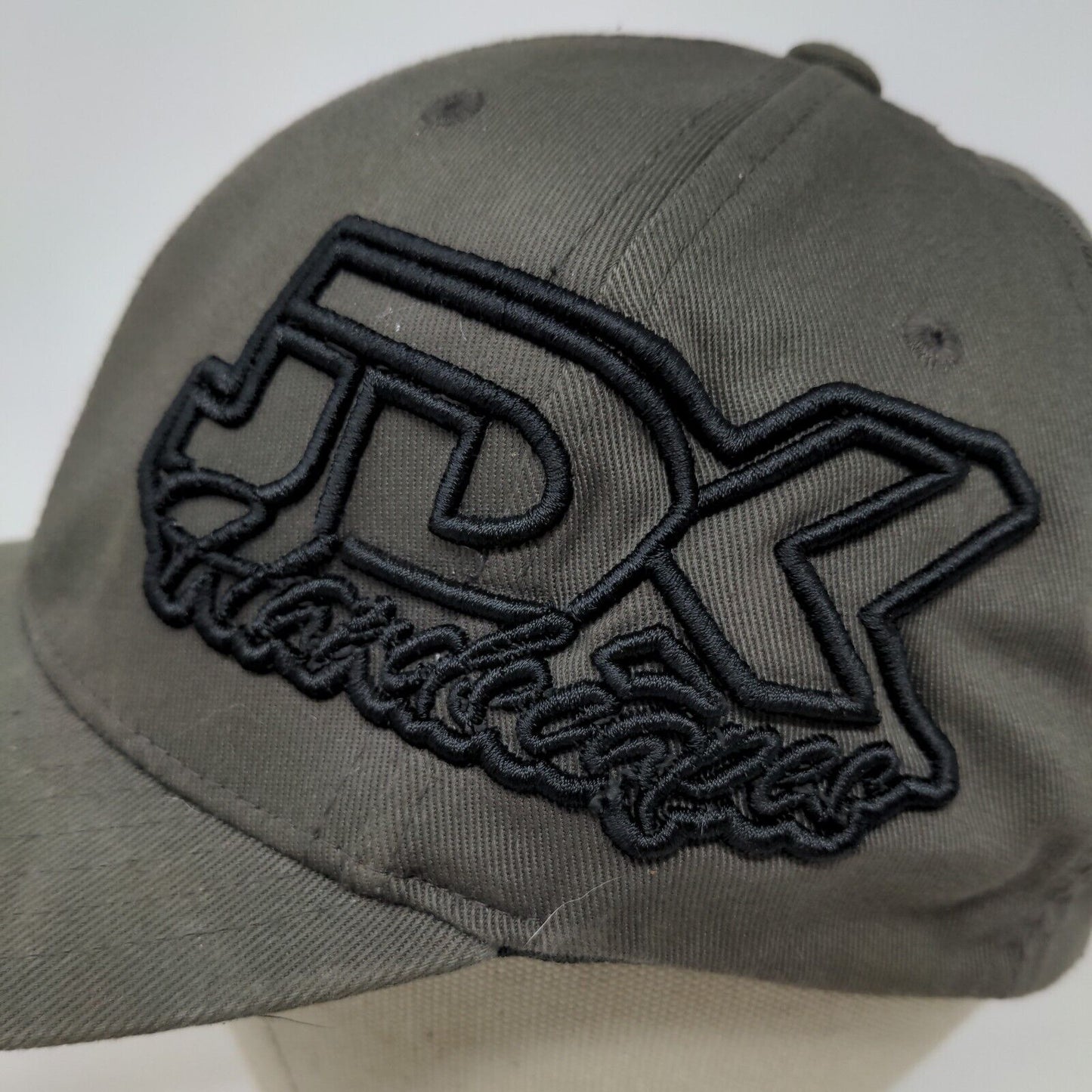 Yupoong Men's FlexFit JDK Fitted Hat Gray Size L/XL Embroidered Logo