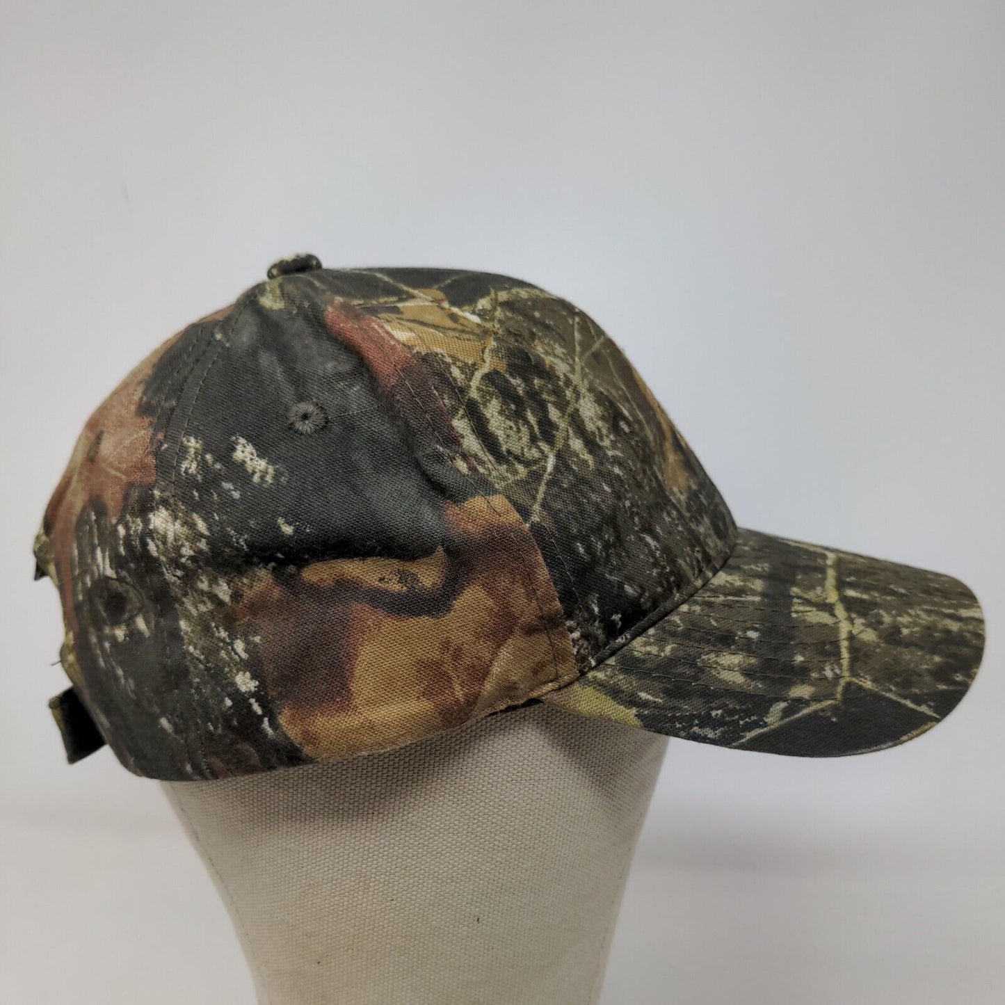 Mossy Oak Break Up Men's Strapback Camo Hat Green Brown OSFM