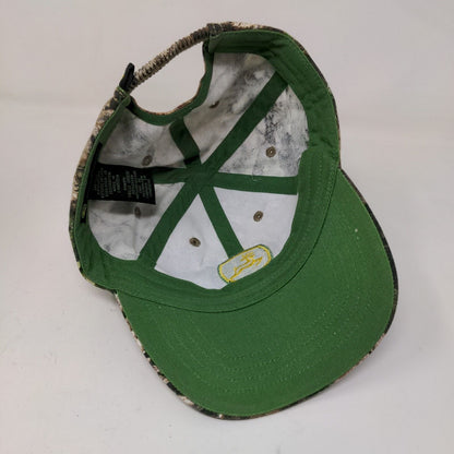 John Deere Boy's Toddler Hat Camouflage Size OS Stretchy Embroidered Logo