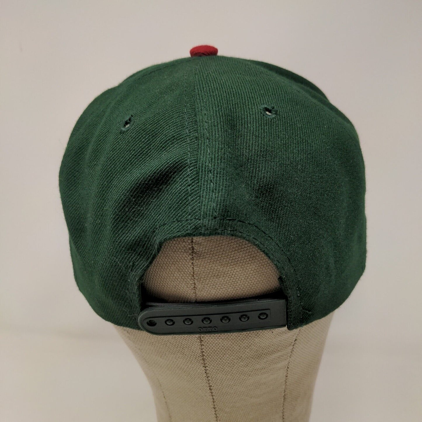 Otto Men's Bronco World Series League Snapback Hat Green OSFA Vintage 1998 90's