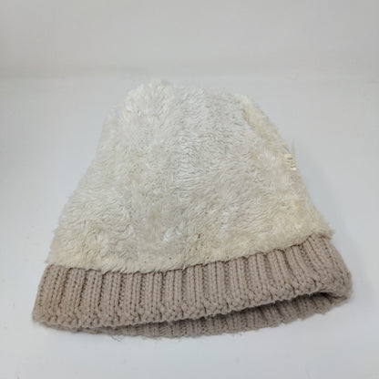 Knit Winter Crystal Bling Studded Pom Pom Cable Knit Beanie Faux Fur Lining Hat