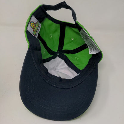 Sesame Place Boy's Strapback Hat Green Seaword 2014 Cotton Poly Blend