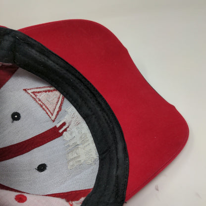 Usher Transport Louisville Kentucky Strapback Hat Embroidered Flames  Red Black