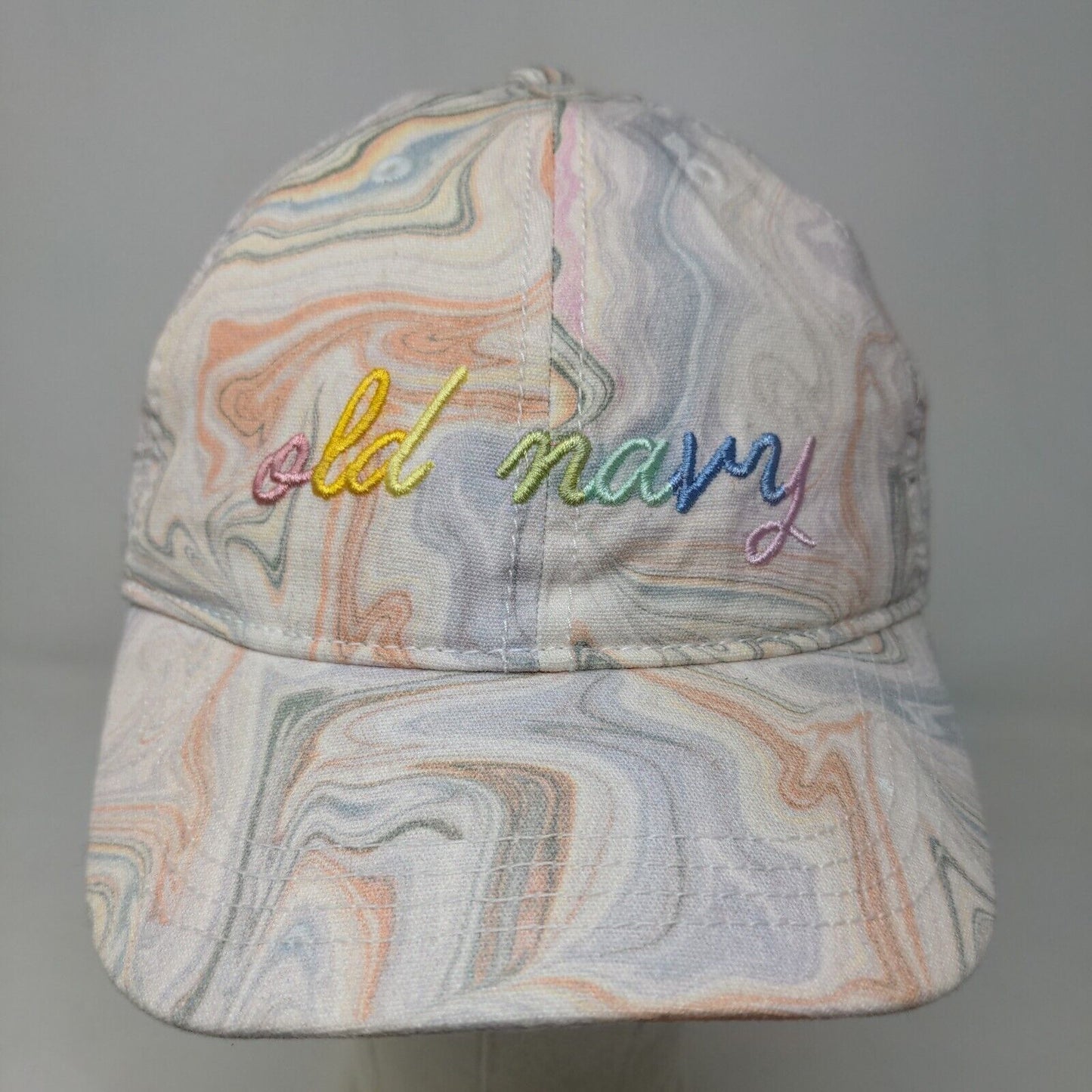 Old Navy Men's Slideback Hat Multicolor Size OS Embroidered Logo Colorful