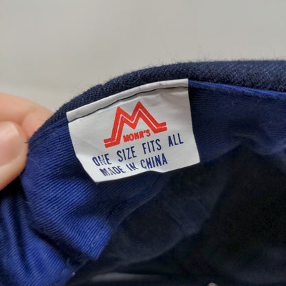 Momr's Men's Snapback Hat Blue OSFA Patriotic American Eagle Embroidered Logo