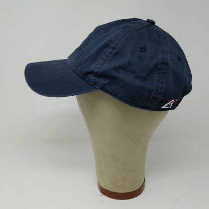 Whistling Straits Golf Course Strapback Hat Blue Embroidered Logo