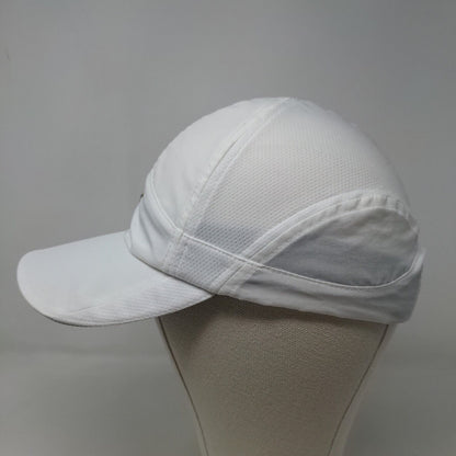 Nike Featherlight Dri Fit Men's Strapback Hat White Embroidered Swoosh Logo