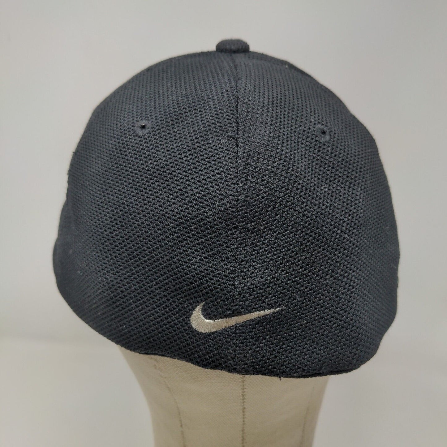 Nike Flexfit Men's Tiger Woods Hat Black Embroidered Logo Swoosh