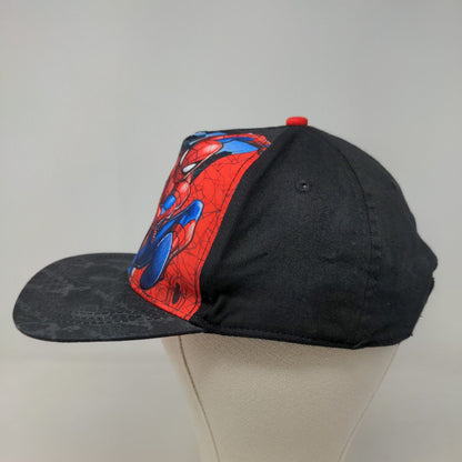 Marvel Spiderman Boy's Snapback Hat Black Size L/XL 8+ Youth Graphic Print