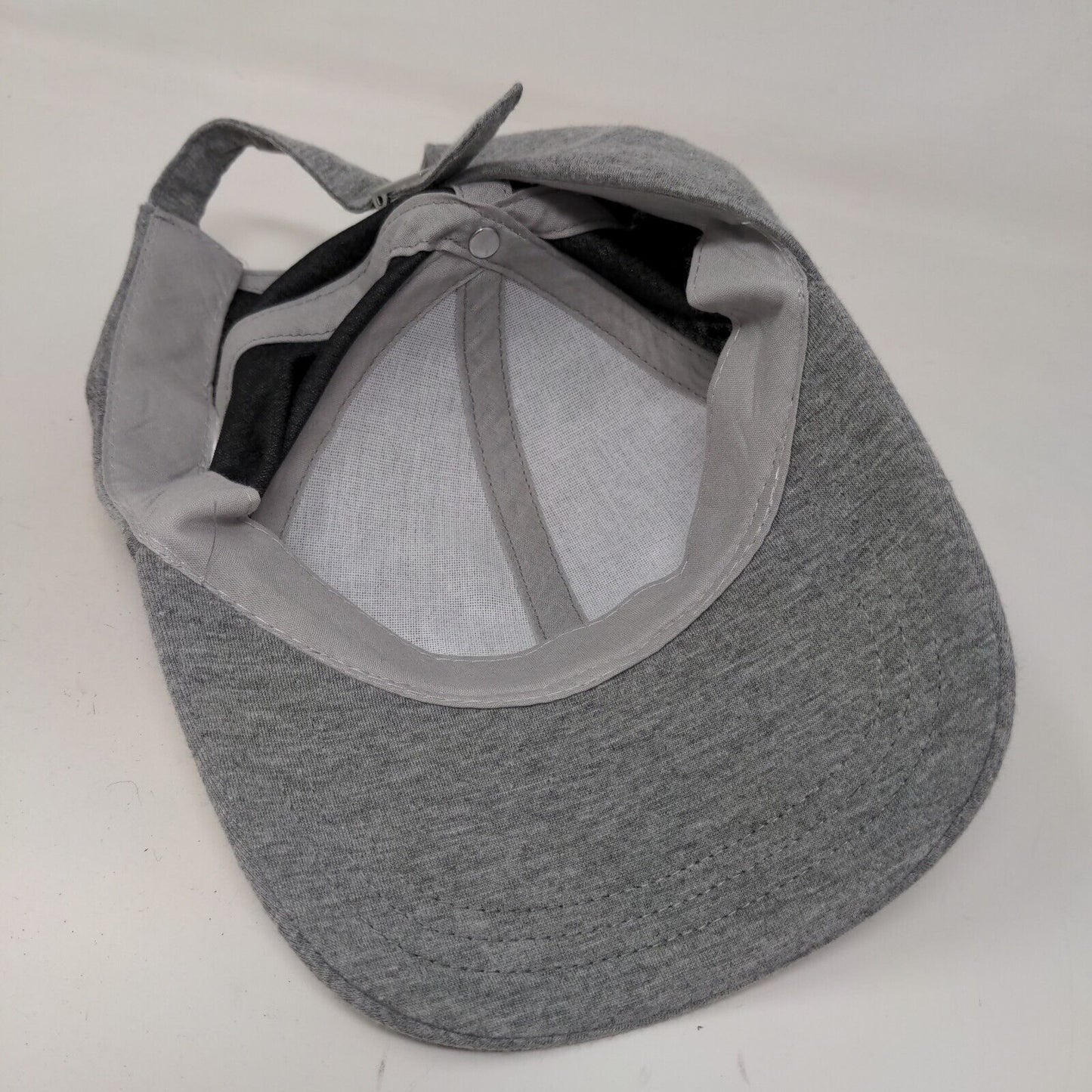 Unbranded Men's Slideback Hat Gray Adjustable Blank Vent Holes