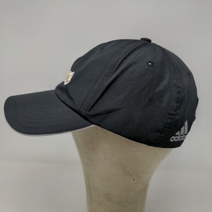 Adidas Men's Strapback Hat Black OSFM 100% Polyester Embroidered Penn Logo