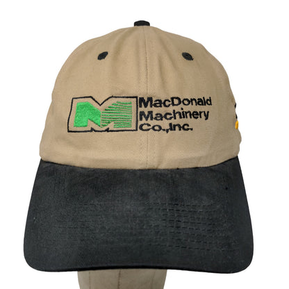 Falcon Men's MacDonald Machinery Case Slideback Hat Tan Adjustable Embroidered