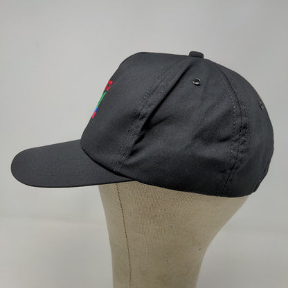 America's Alfalfa Men's Snapback Hat Black Adjustable Embroidered Logo