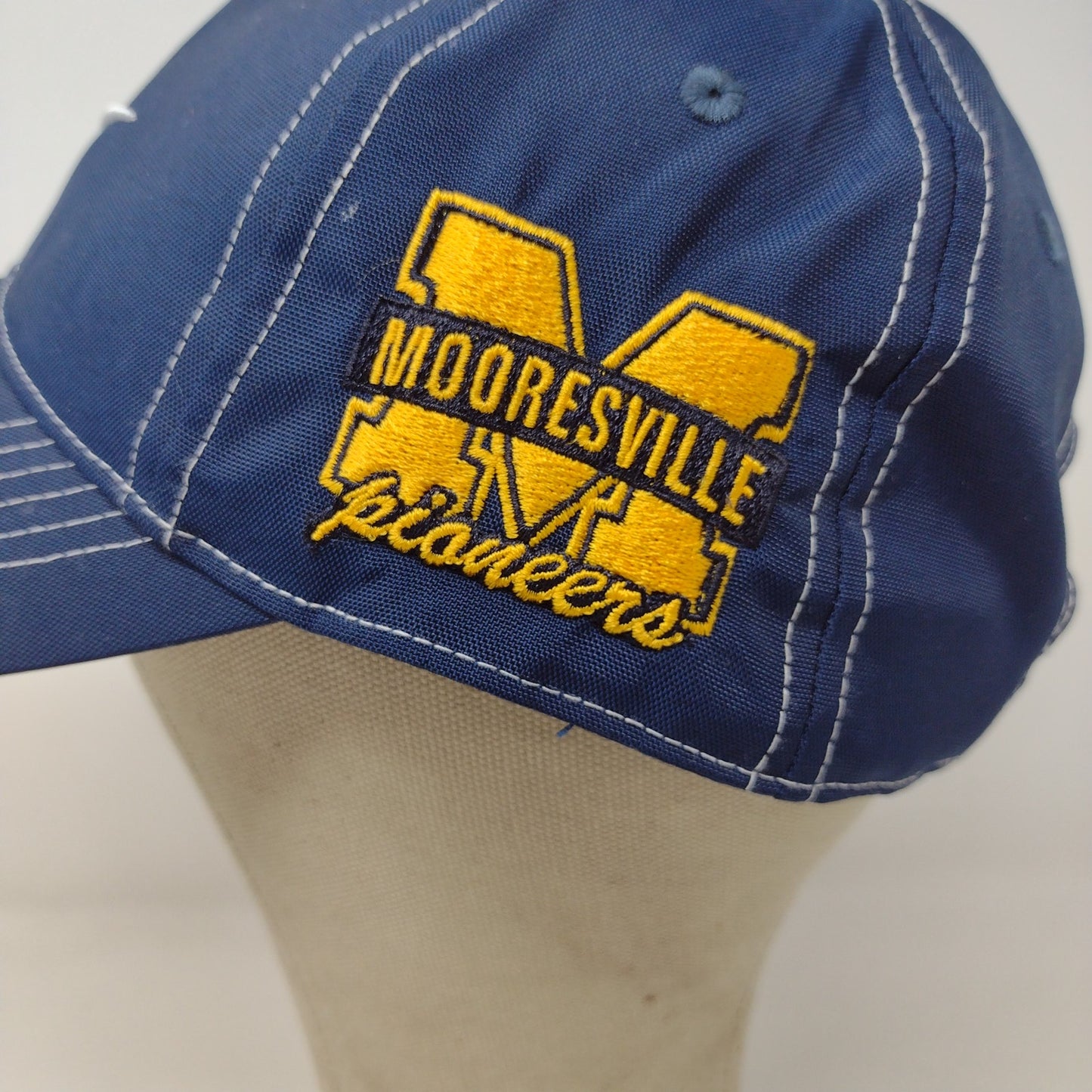 Nike Golf Strapback Hat Mooresville Pioneers Embroidered Swoosh Logo Blue OSFM