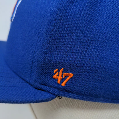 '47 Brand Men's Snapback Hat Blue Adjustable NBA New York Knicks Basketball