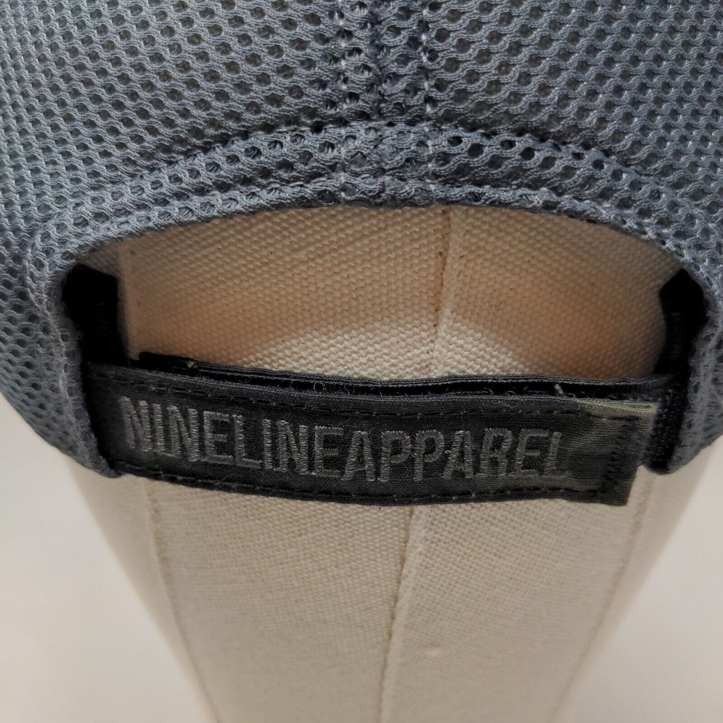 Nine Line Apparel Men's Strapback Mesh Back Hat Green Gray Camo Adjustable