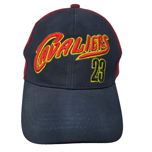 Cleveland Mens Strapback Hat OSFA Multicolor Cleveland Cavaliers Embroidered