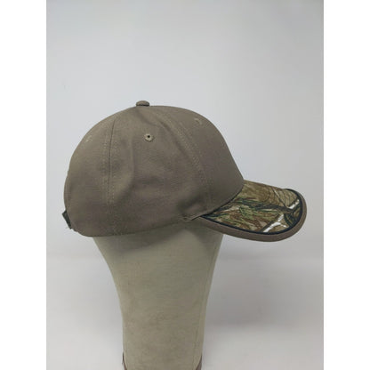 Cargill Camo & Brown Strapback Hat Embroidered Logo Spell Out K Products Cap