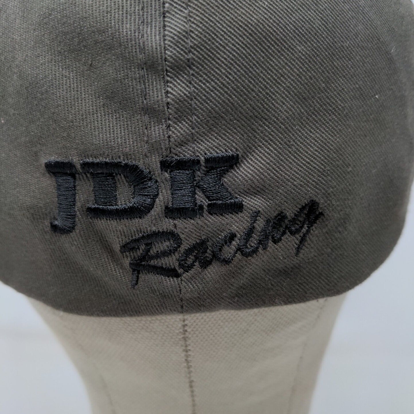 Yupoong Men's FlexFit JDK Fitted Hat Gray Size L/XL Embroidered Logo