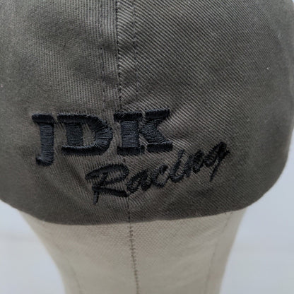 Yupoong Men's FlexFit JDK Fitted Hat Gray Size L/XL Embroidered Logo