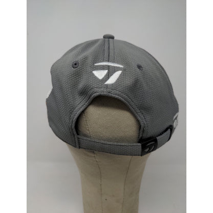 Taylormade Your1 1R OSFA Slideback Golf Hat White & Gray Slideback