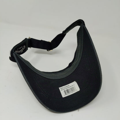 Callaway Golf Visor Black / White Letters Adjustable Embroidered Logo