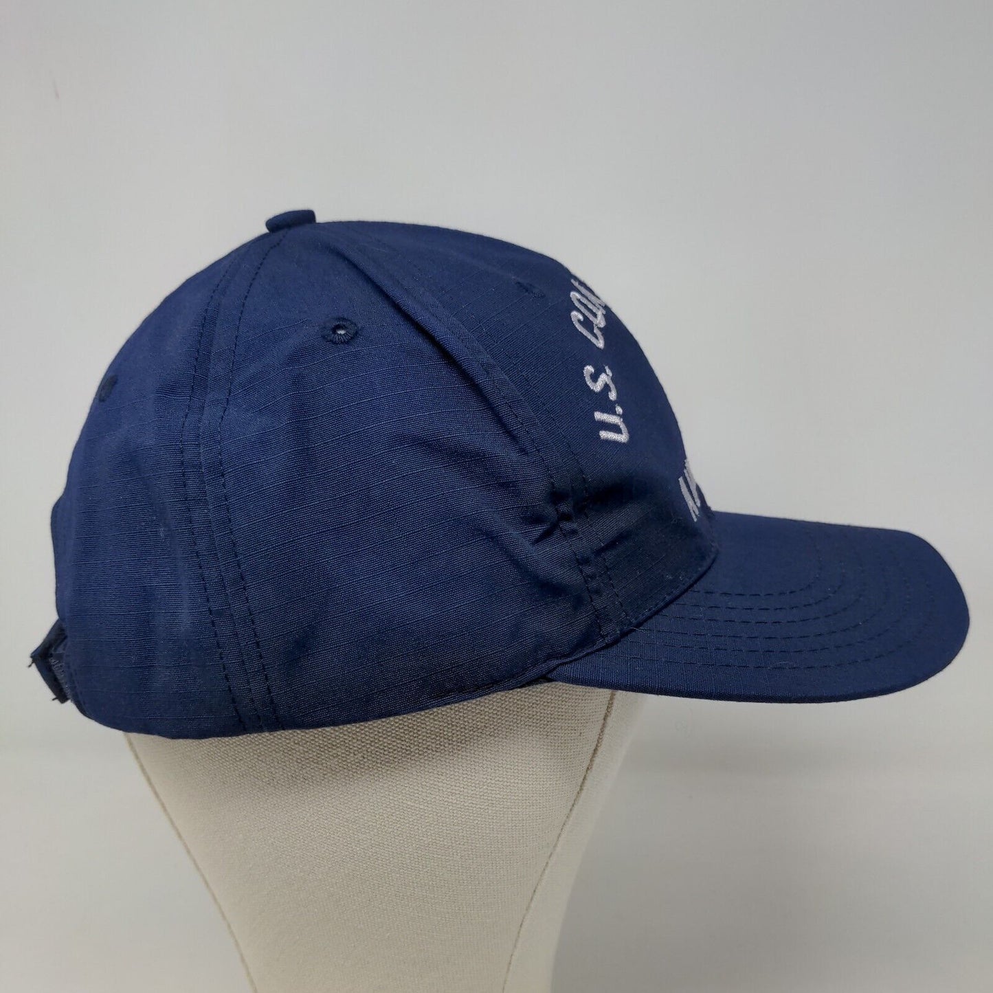 U.S. Coat Guard Auxiliary Mens Strapback Hat Blue Size L 7 1/4 - 7 1/2 Unionwear