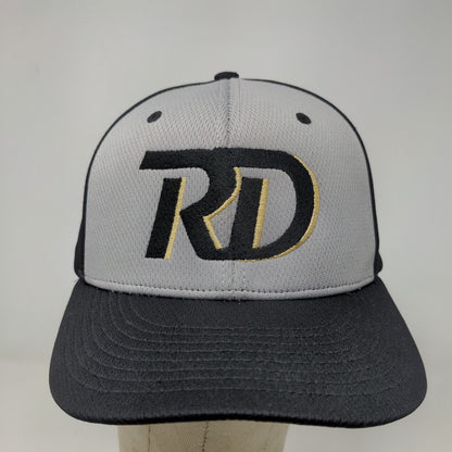 Richardson Men's Fitted Hat Black Gray Size Small-Medium Embroidered