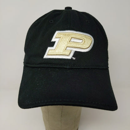 New Era Fits Slideback Hat Purdue University Embroidered Logo Black Gold OSFA