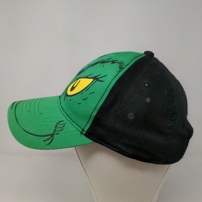 Dr. Seuss Men's Strapback Hat Green All Over Print The Grinch 100% Cotton