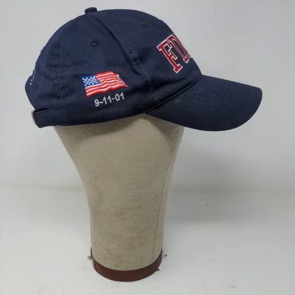 FDNY Mens Fire Department Slideback Hat Embroidered Logo 9-11 Memorial