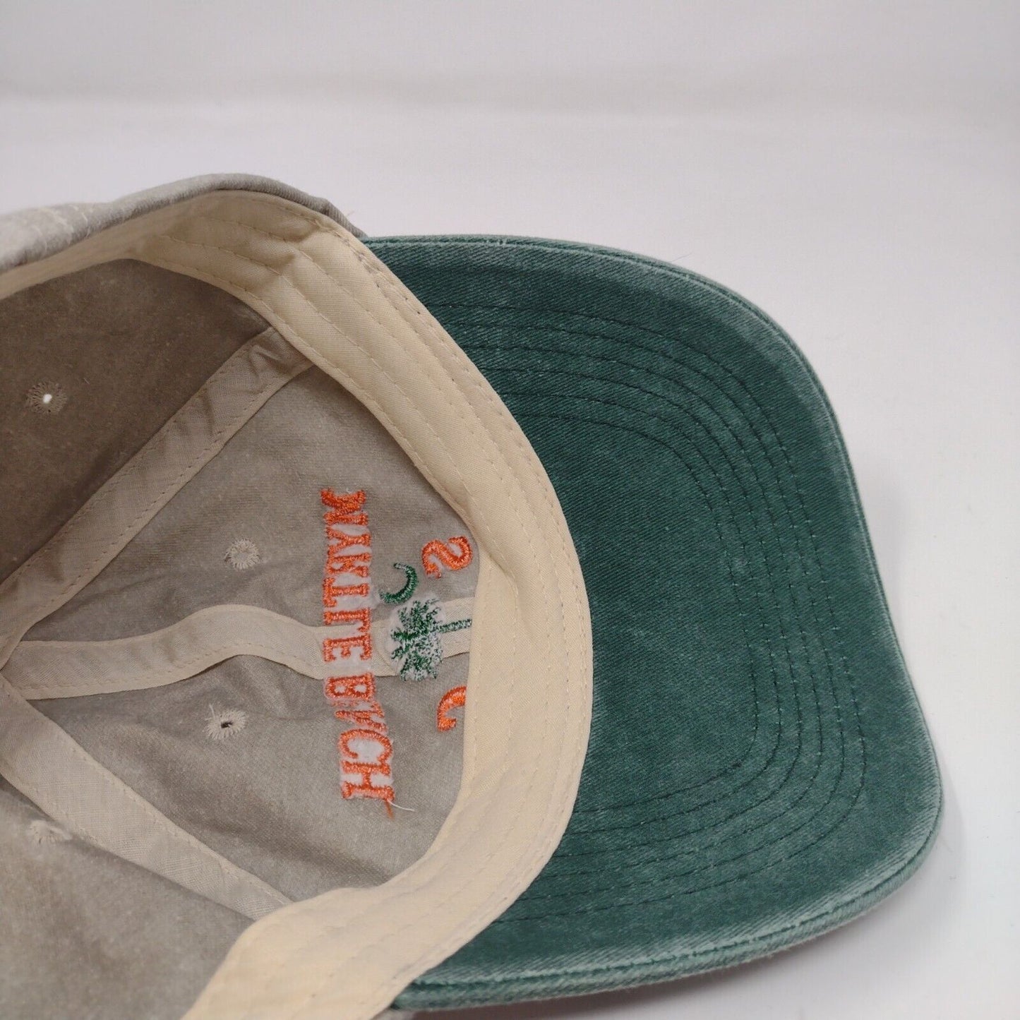 Shade Shack Men's Strapback Hat Gray Green Myrtle Beach South Carolina