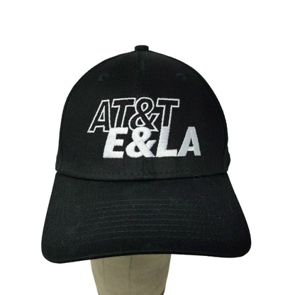 AT&T E&LA New Era Black Baseball Cap Hat Strap Back Embroidered One Size