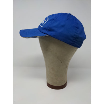 Lowe's Employee Strapback Hat Blue Embroidered Logo 100% Cotton