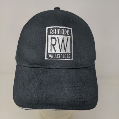 Delta Faucet Ramapo Wholesalers Men's Slideback Hat black Embroidered Logo