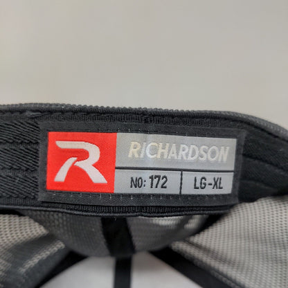 Richardson Men's New England Lawn Irrigation Fitted Mesh Back Hat Black SZ L/XL