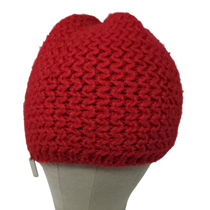 Lauren Ralph Lauren Women's Knit Beanie Hat Cap Red Wool Alpaca Blend