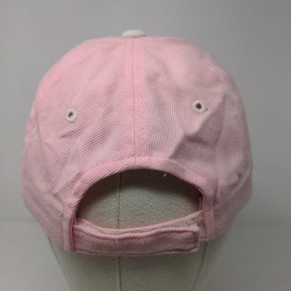 Unbranded Women's Strapback Hat Pink Adjustable Embroidered Eagle Logo