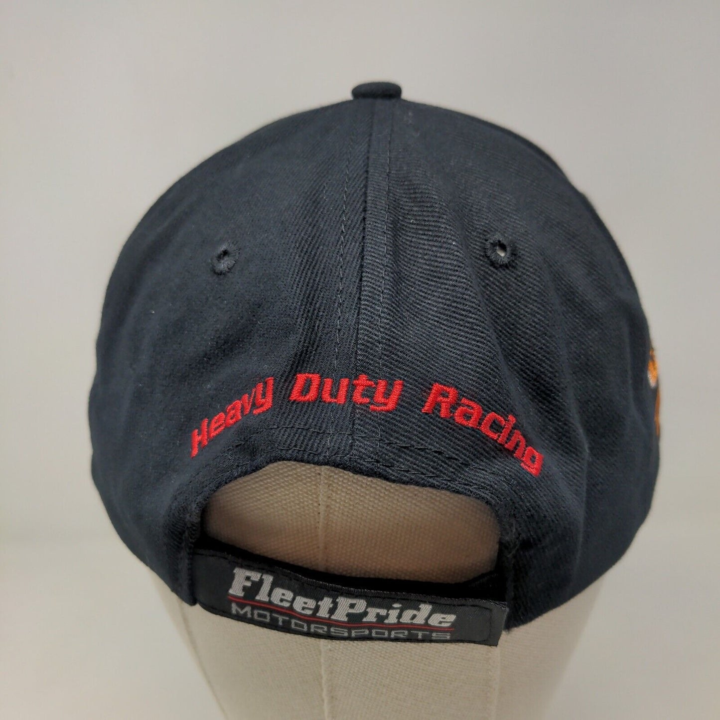 Fleet Pride Motorsports Men's Strapback Hat Black Embroidered #70 Yellow Racing
