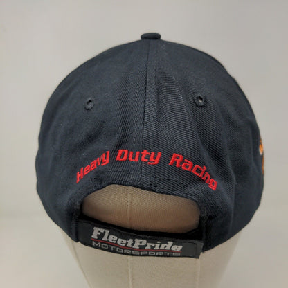 Fleet Pride Motorsports Men's Strapback Hat Black Embroidered #70 Yellow Racing