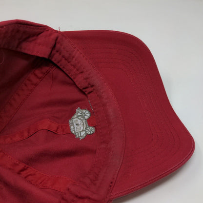 Wells Fargo Mens Slideback Hat Red Adjustable Embroidered Stagecoach Logo