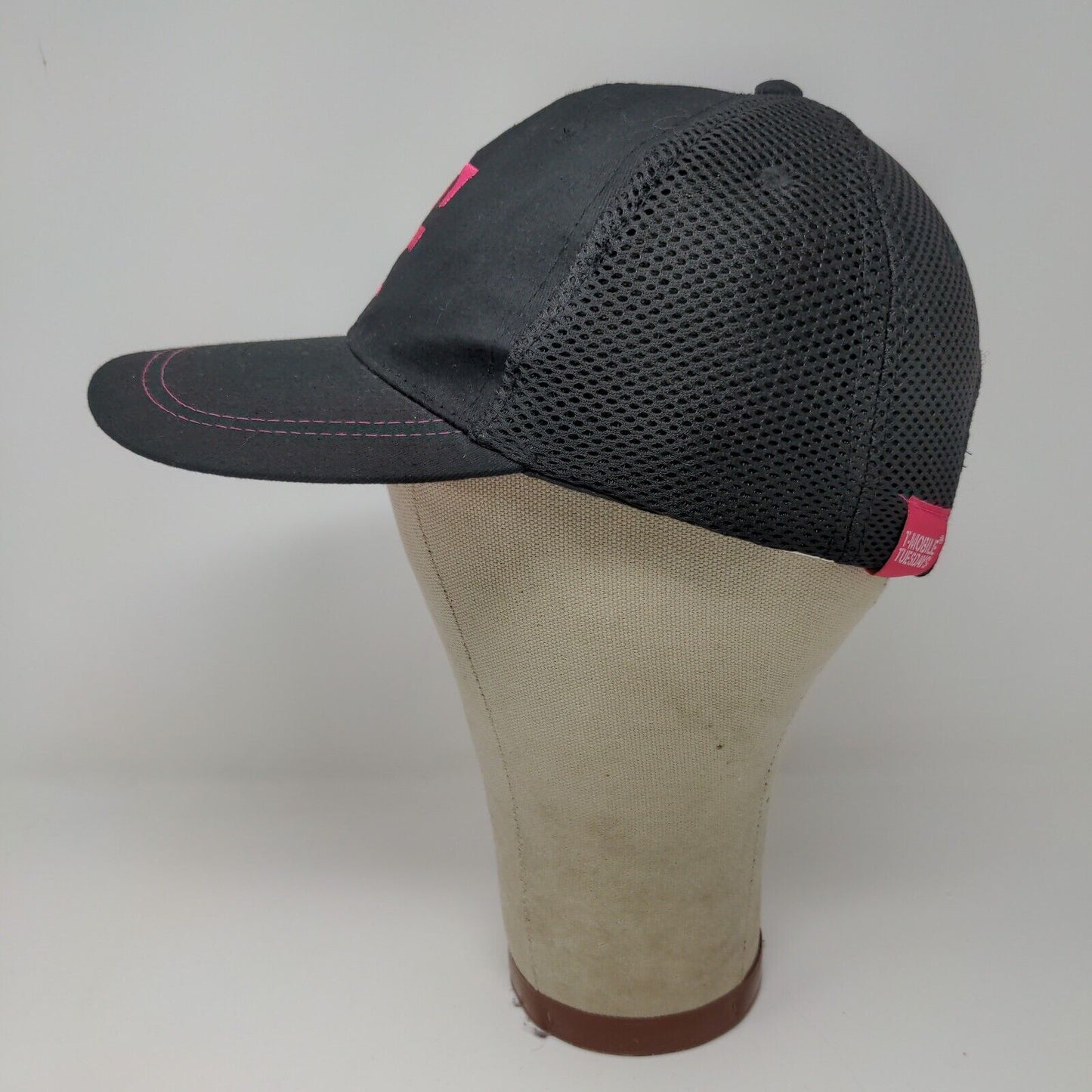 T Mobile Tuesdays Cell Phone Black Pink Adjustable Hat Embroidered OSFA Logo