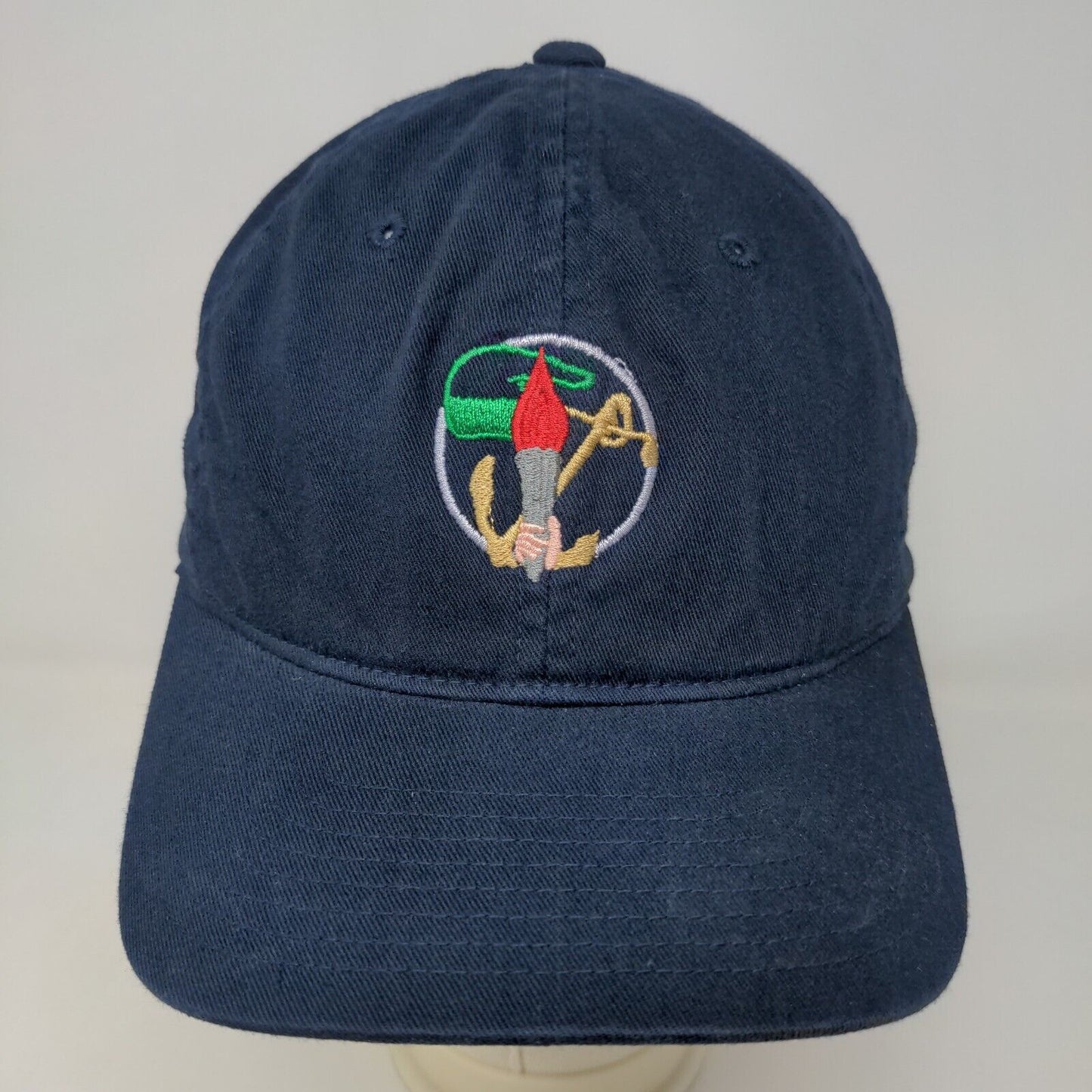 WearGuard Men's FlexFit Fitted Hat Blue OSFA Embroidered Anchor Logo
