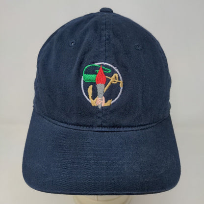 WearGuard Men's FlexFit Fitted Hat Blue OSFA Embroidered Anchor Logo