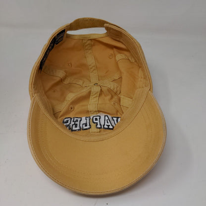 Ahead Men's Strapback Hat Yellow Adjustable Embroidered Logo Classic Cut