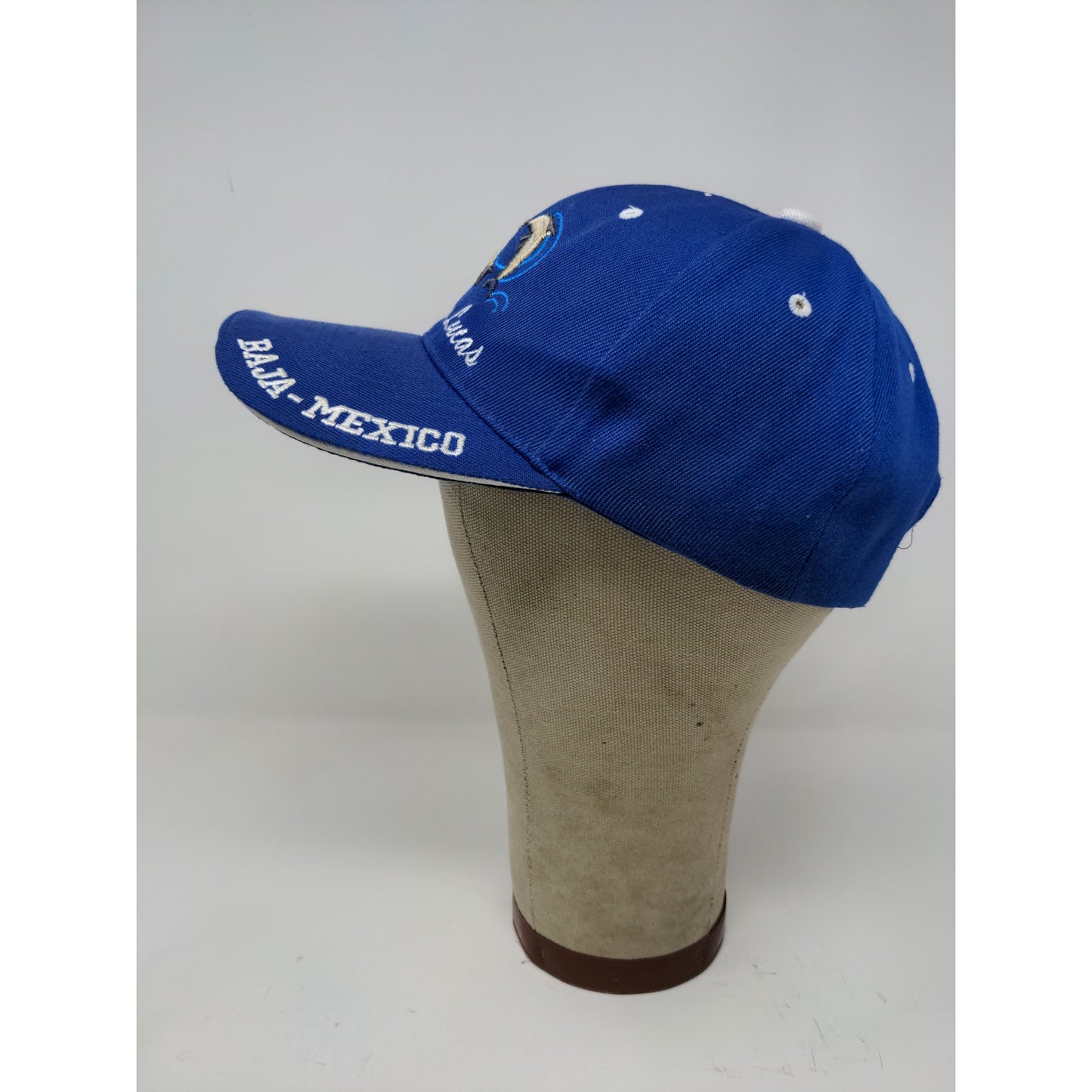 Cabo San Lucas Baja Mexico Strapback Hat Embroidered Dolphins Blue