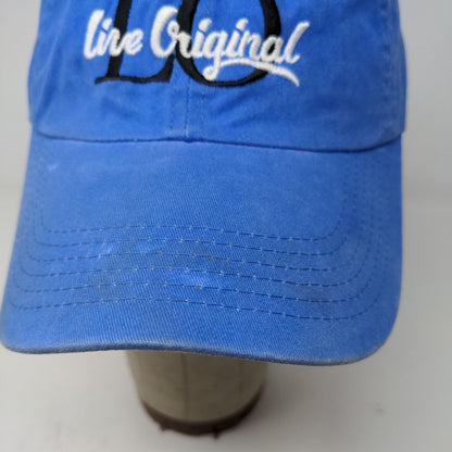 Live Original Mens Slideback Hat Blue Adjustable Embroidered Logo