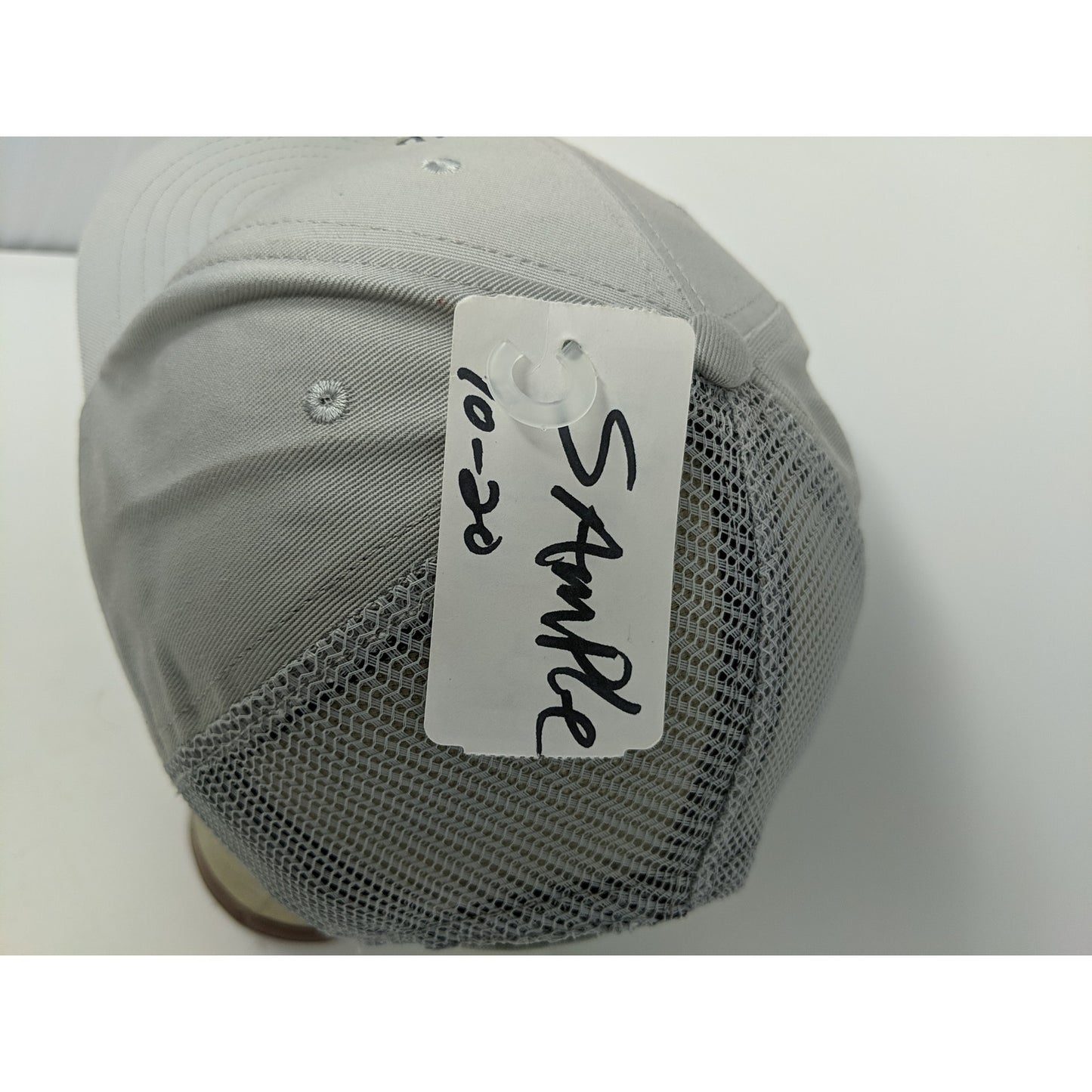 Rare SAMPLE Mens Aruba Way Golf Tournament Hat Gray Mesh Back Strapback