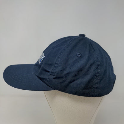 River's End Trading Company Men's Slideback Hat Blue Embroidered IAC Logo